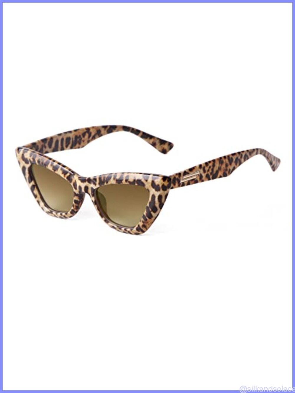 Retro Cat Eye Sunglasses UV400 Full Frame Gradient Lens